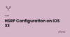 HSRP configuration on Cisco IOS XE feature image, PingLabz
