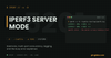 iPerf3 server mode feature image with daemon listeners and busy error