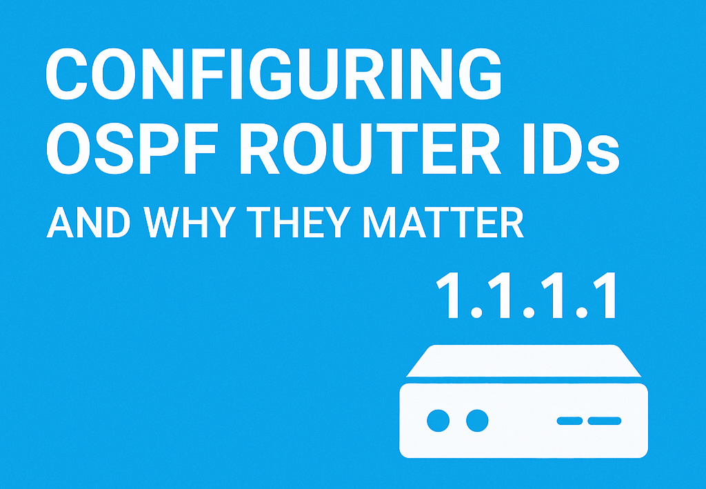 Cisco - Configuring OSPF Router IDs and Why They Matter