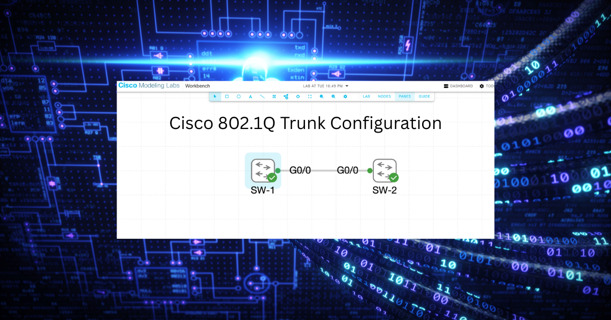 Cisco 802.1Q Trunk Configuration on Switch-to-Switch Links