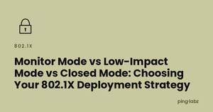 Monitor Mode vs Low-Impact Mode vs Closed Mode: Choosing Your 802.1X Deployment Strategy