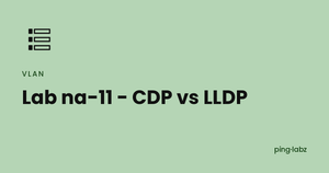 Lab na-11 - CDP vs LLDP