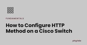 How to Configure HTTP Method on a Cisco Switch