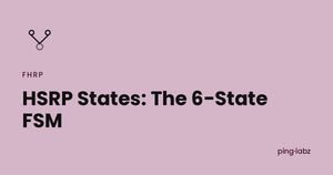 HSRP states 6-state machine feature image, PingLabz