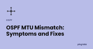 OSPF MTU Mismatch: Symptoms and Fixes