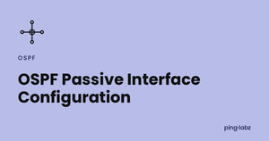 OSPF Passive Interface Configuration