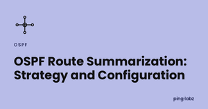 OSPF Route Summarization: Strategy and Configuration