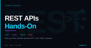 REST APIs Hands-On - PingLabz CCNA lab featured image