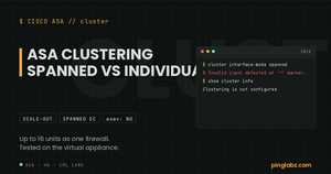 ASA cluster commands not in the asav parser