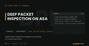 ASA application inspection showing the global and per-interface HTTP engines