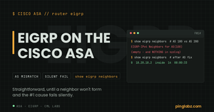ASA EIGRP AS mismatch producing an empty neighbor table with no syslog