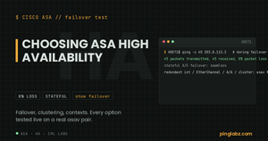 ASA stateful failover of a live stream with zero packet loss