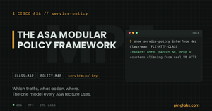 ASA service-policy showing HTTP inspection counters from real traffic