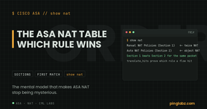 ASA show nat output with all NAT sections and per-rule hit counters