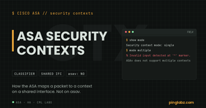 ASA security context mode single, mode multiple invalid on asav
