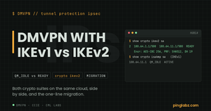 DMVPN IKEv1 vs IKEv2 - crypto ikev2 sa READY and crypto isakmp sa QM_IDLE side by side