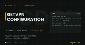 GETVPN key server: real show crypto gdoi ks output with two registered group members