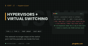 Virtual switch inside a hypervisor and the east-west traffic the physical network never sees