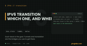 IPv6 transition decision tree: dual-stack, tunnels, NAT64