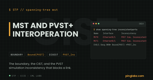 MST/PVST boundary - a PVST simulation inconsistency blocking the boundary port on Cisco IOS XE