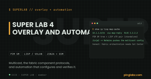 CCIE Super Lab 4 - multicast, LISP/VXLAN components, and an automation harness