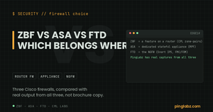 ZBF versus ASA versus FTD firewall comparison