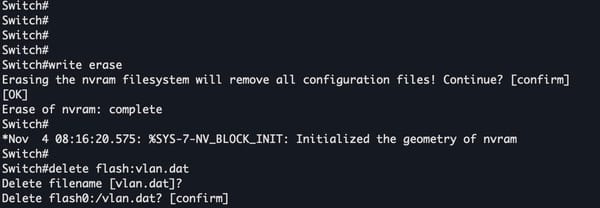 How to Factory Reset a Cisco Switch