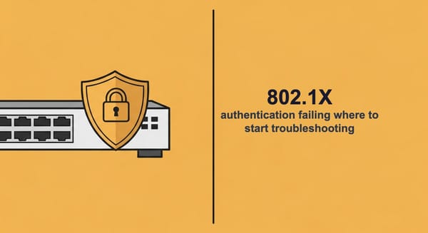 802.1X Authentication Failing: Where to Start Troubleshooting