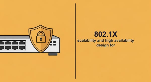 802.1X Scalability and High Availability Design for Large Enterprise Networks