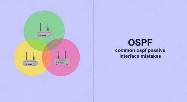 Common OSPF Passive Interface Mistakes